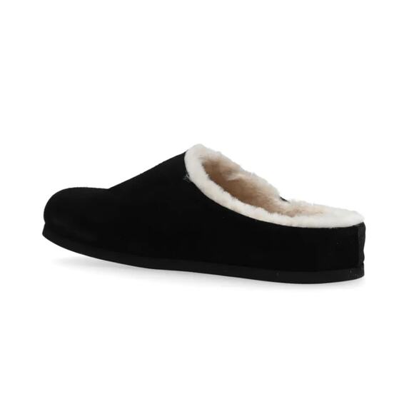 Woman by Common Projects 6166 Shearling Clogs in Black 37 - Picture 3 of 5